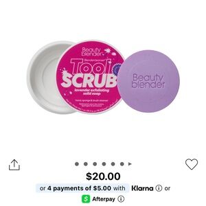 Beauty Blender Blendercleanser Tool Scrub Exfoliating Solid Soap